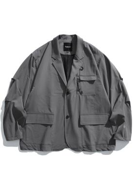 UNDREST 2025春季新款男日系户外复古西装夹克外套宽松休闲上衣