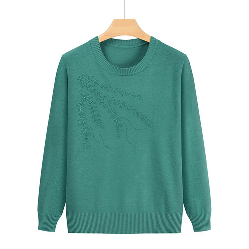 毛衣打底针织上衣秋冬妈妈