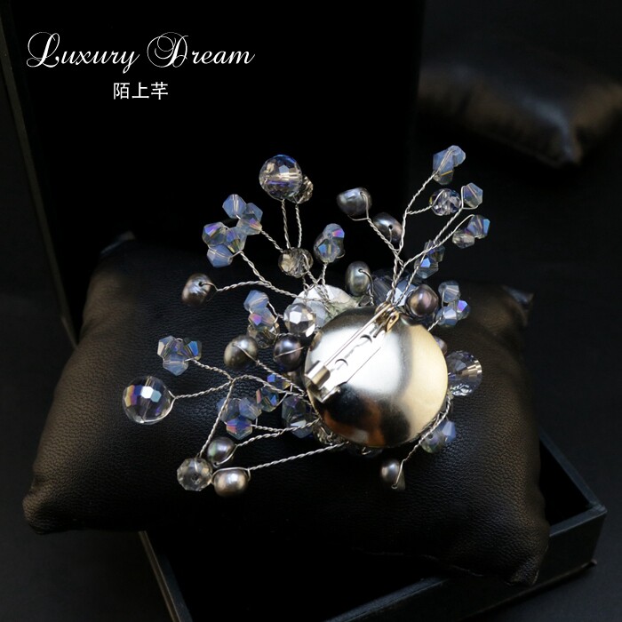 Broche femme en cristal artificiel - Ref 1174047 Image 5