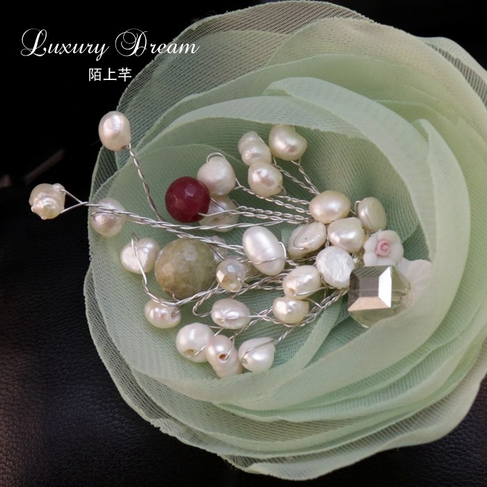 Broche femme en Matériau mixte - Ref 1185635 Image 3