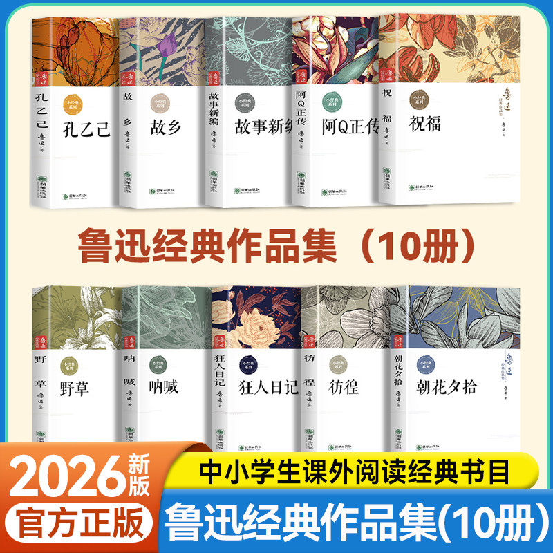 鲁迅全集原著正版10册阅读课外书