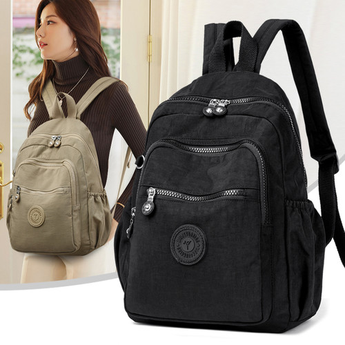 轻便女士背包大容量百搭双肩包潮