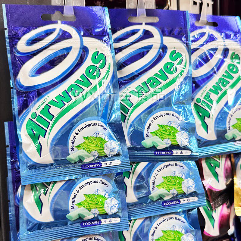 爽浪Airwaves Super超凉口香糖（原味）超凉薄荷味28g香口珠糖果x