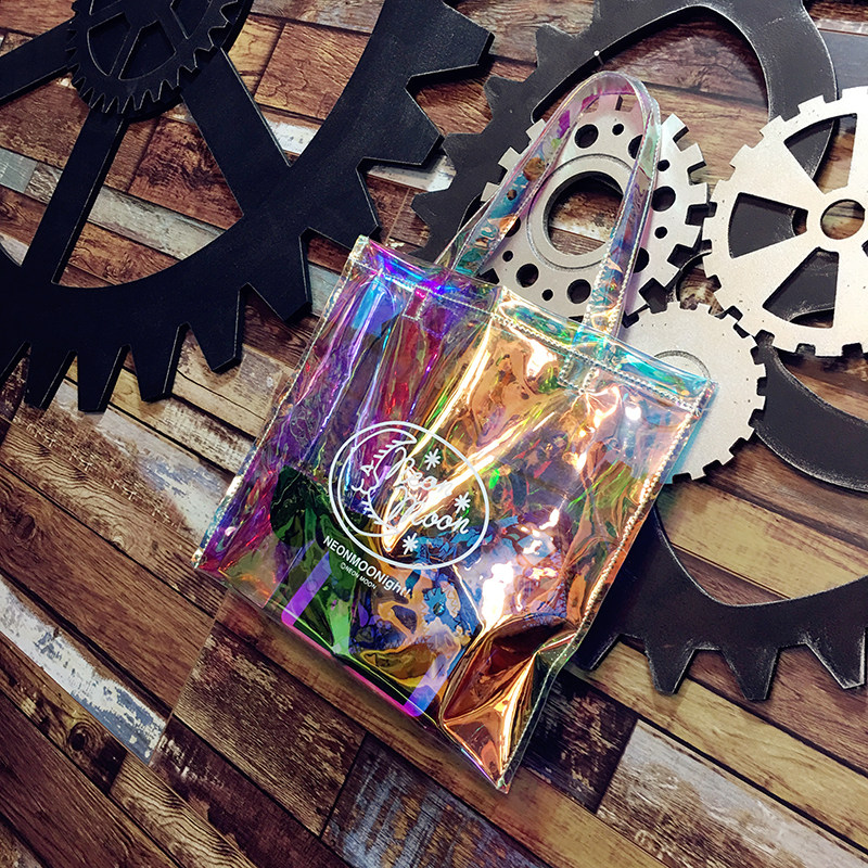 镭射春夏个性百搭风迷你单肩包