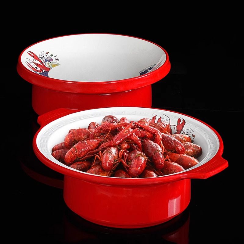 祥源美密胺餐具小龙虾专用盘子创意麻辣龙虾盘商用剁椒鱼头仿瓷盘,餐饮具,盘,淘宝优惠券,粉丝福利购,淘宝优惠卷