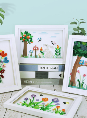 纸艺时代2025新款A4/A3衍纸套装上课材料包线稿图工具DIY创意礼品