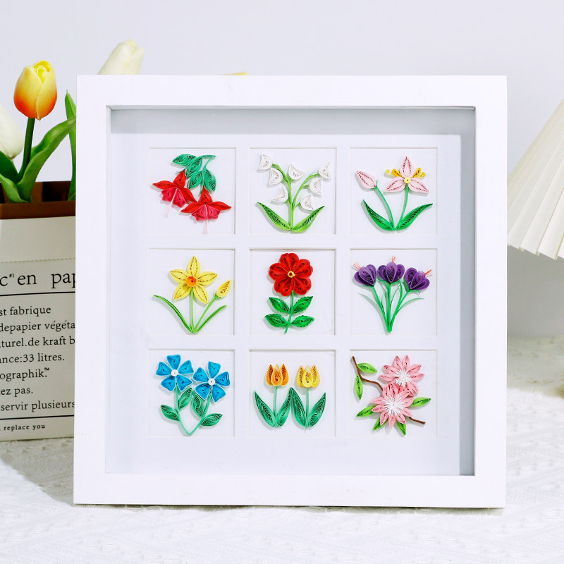 纸艺时代九宫格衍纸画套装材料包创意水果手工DIY活动学生礼品,文具电教/文化用品/商务用品,折纸/手工纸/衍纸,淘宝优惠券,粉丝福利购,淘宝优惠卷