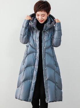 珠光面料连帽羽绒服DK-WY20120
