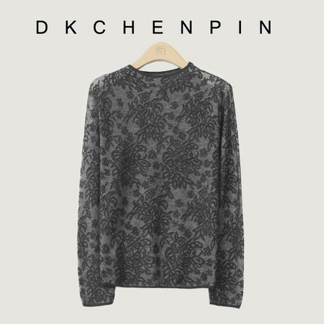 DK-AZMB0717立体雕花镂空毛衫