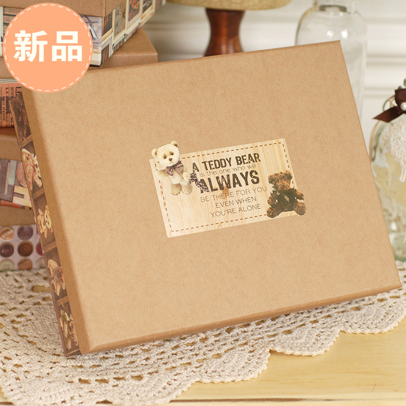 复古风长方形礼物包装盒