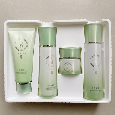 百雀羚气韵套装草本水嫩倍现盈透精纯水乳两件套保湿精华水乳液