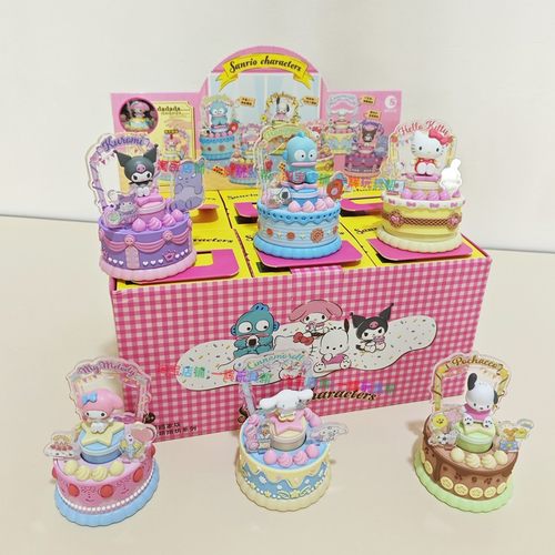 正版授权三丽鸥甜觅烘焙坊系列盲盒发光手办玩具桌面摆件礼物