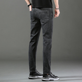 男士牛仔裤新款弹力休闲长裤中青年商务百搭直筒裤男9025-P38，男装牛仔裤，星座205-2