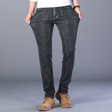 秋冬牛仔裤男修身直筒弹力休闲裤男青年商务男式牛仔长裤866-P35，男装牛仔裤，星座205-2