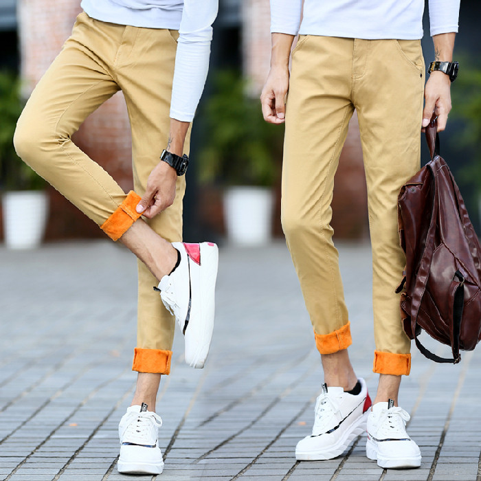 秋冬加绒加厚休闲裤男休闲裤加绒棉裤长裤608-P35，男装棉裤，星座205-2