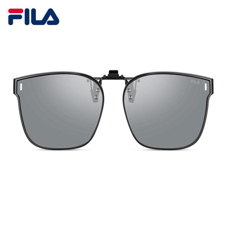 FILA斐乐偏光墨镜夹片开车钓鱼近视眼镜可上翻防晒高清男太阳眼镜