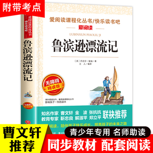 鲁滨逊漂流记 原著完整版 正版小学生六年级下册必读课外阅读书丹尼尔单本 青少年版 天地出版社爱阅读课程化丛书快乐读书吧