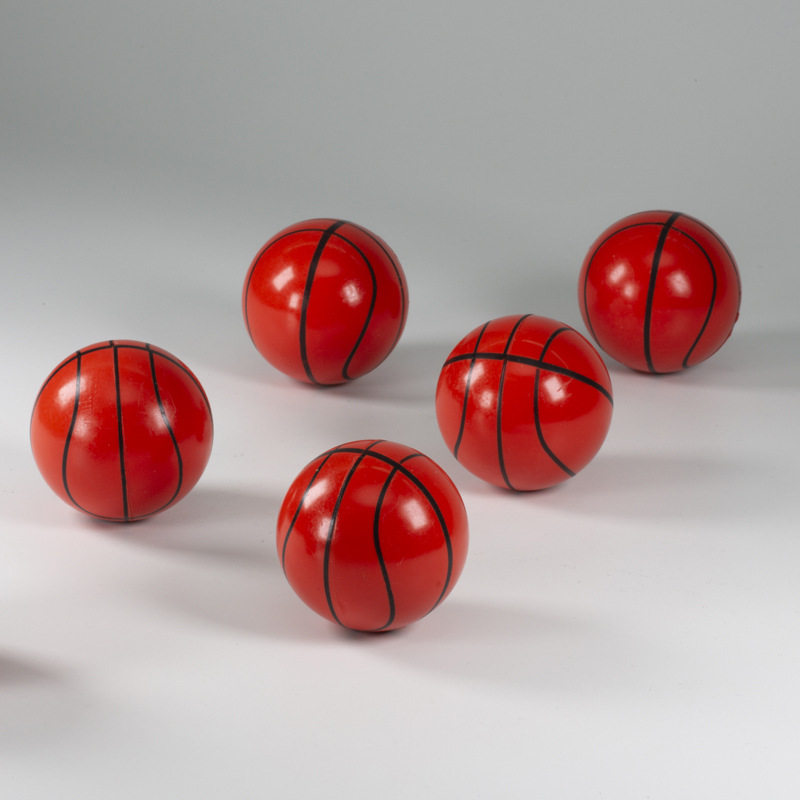 60号篮球弹力球大号弹力球儿童礼物弹弹球玩具宠物跳跳球实心橡胶