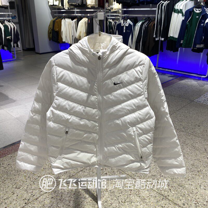 简约百搭舒适连帽运动羽绒服