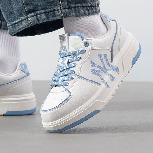 MLB男女厚底低帮百搭休闲鞋板鞋