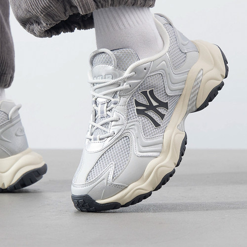 MLB低帮厚底拼接老爹鞋休闲鞋