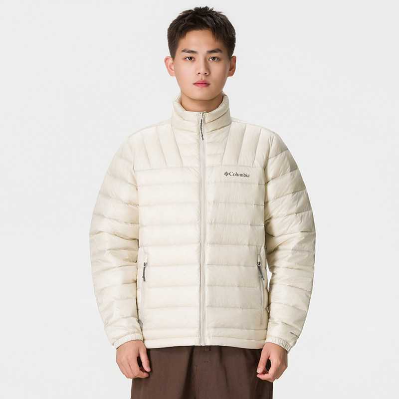 哥伦比亚男士户外保暖羽绒服