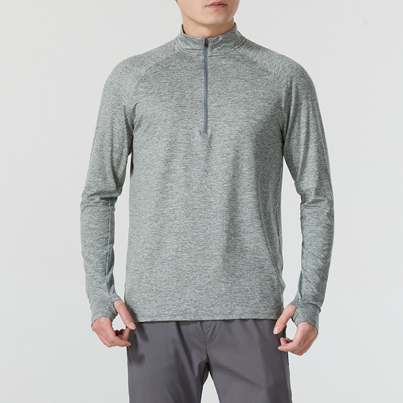 新款正品NIKE耐克半拉链立领训练男运动休闲梭织长袖T恤HV2181