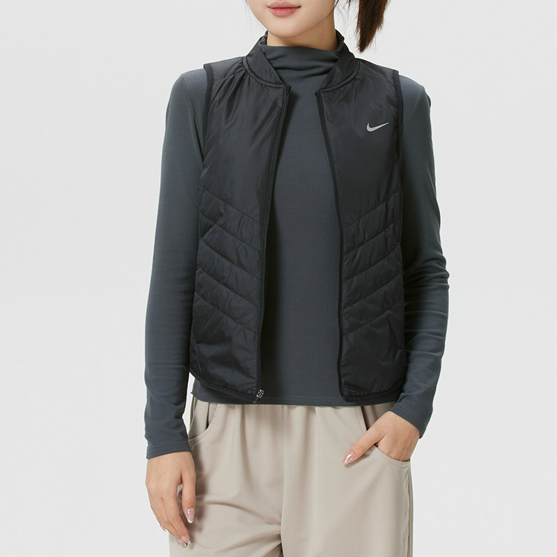 Nike耐克女轻薄立领棉马甲