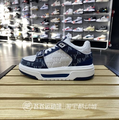 MLB男女老花NY字母户外运动板鞋