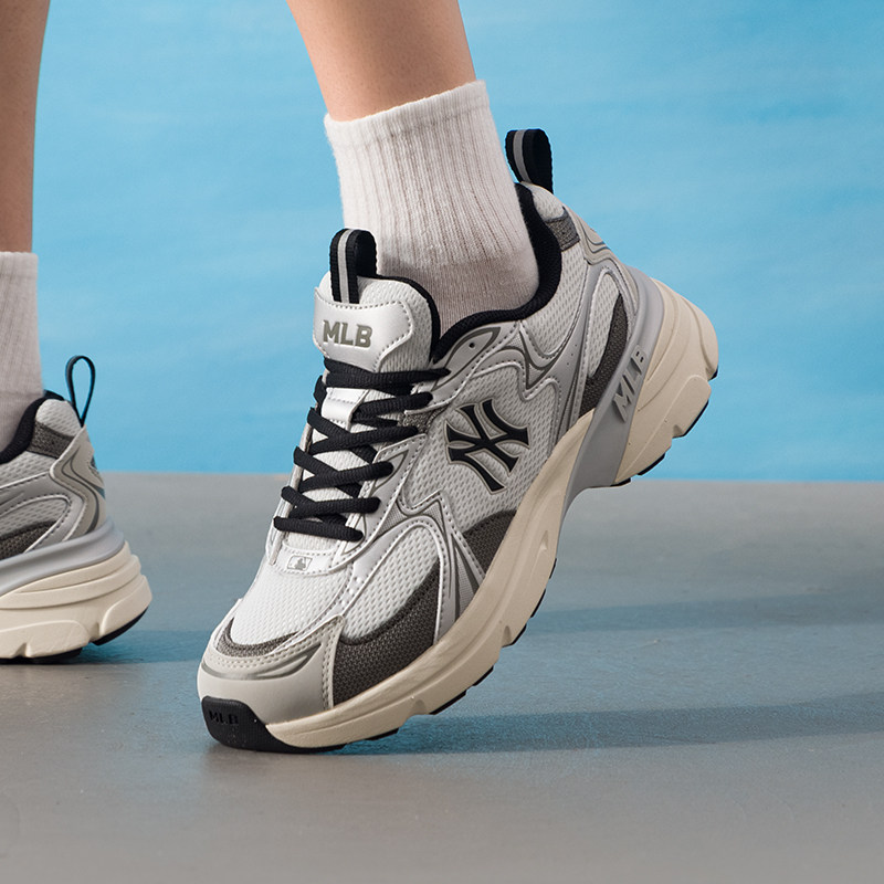 正品MLB拼接撞色减震百搭低帮男女情侣运动户外休闲鞋老爹鞋3ARNC,运动鞋new,运动休闲鞋,淘宝优惠券,粉丝福利购,淘宝优惠卷