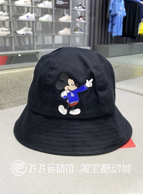 2025夏季正品MLB图案印花百搭遮阳男女情侣运动休闲渔夫帽CPHK