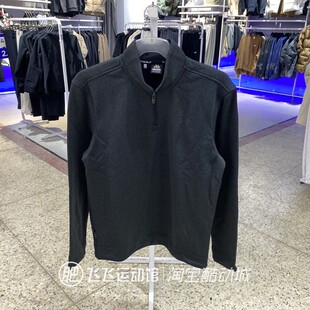 正品UA安德玛保暖半拉链训练男运动休闲梭织长袖T恤6003722-001