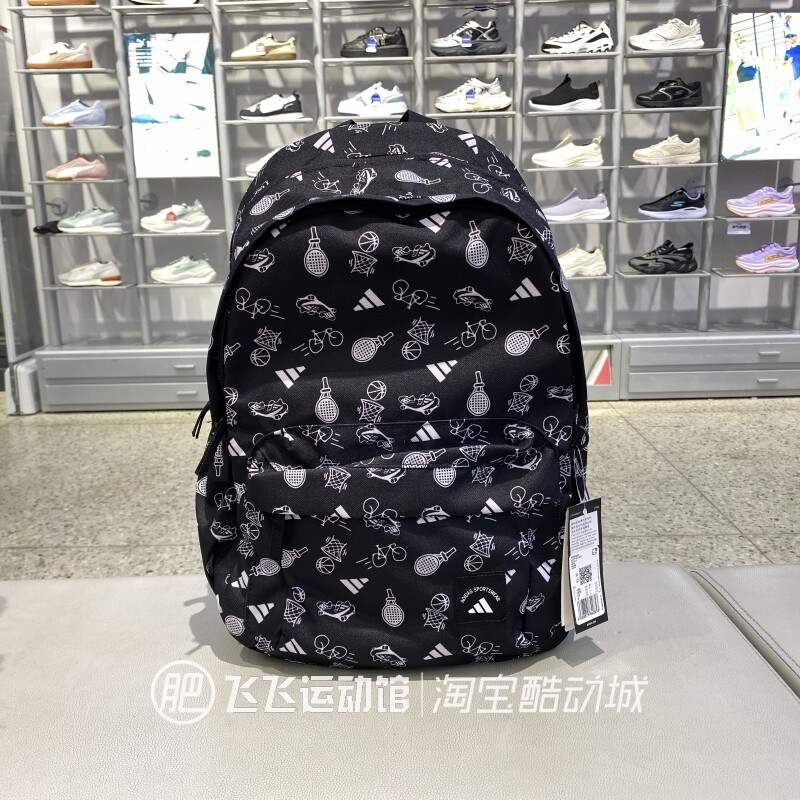 秋新款正品ADIDAS阿迪达斯男女日常运动休闲健身双肩背包KF2486