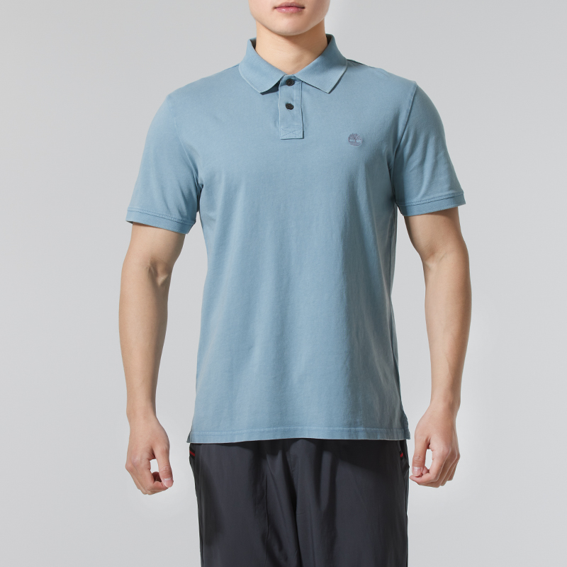 正品Timberland添柏岚透气翻领男运动休闲短袖T恤POLO衫A6R29A58
