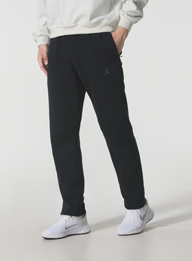 冬正品新款NIKE耐克JORDAN保暖简约男休闲运动针织长裤FV8605-010