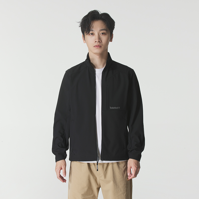 正品添柏岚纯色简约立领休闲夹克