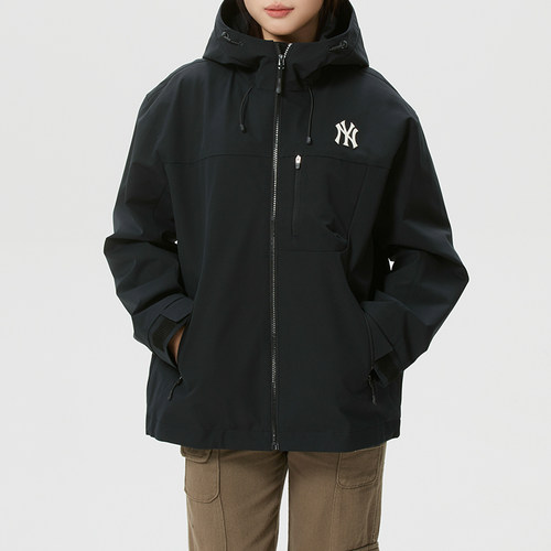 MLB防风防泼水连帽梭织夹克外套