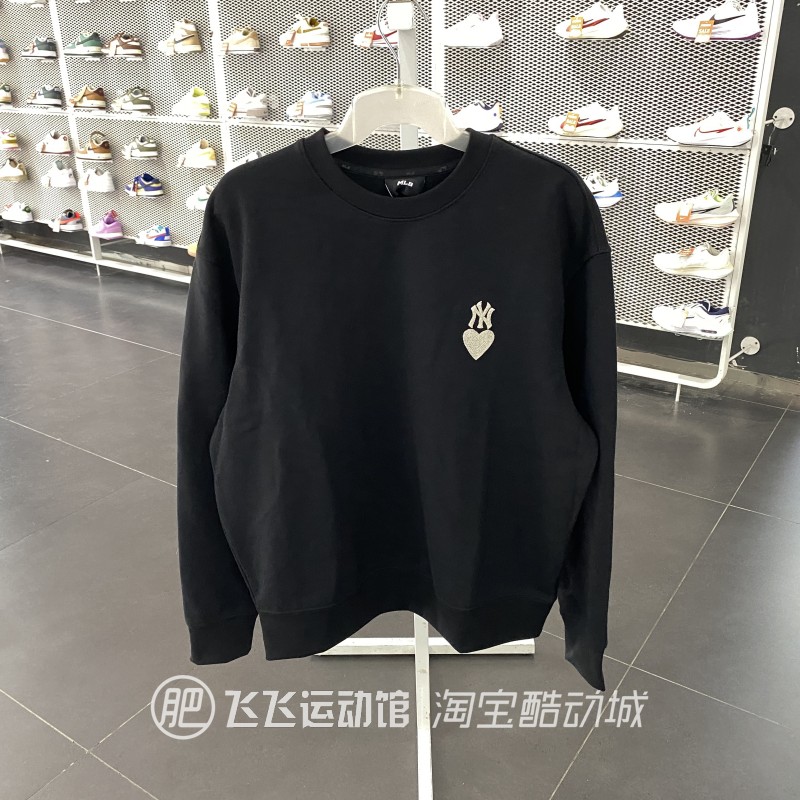 MLB心型LOGO简约休闲卫衣套头衫