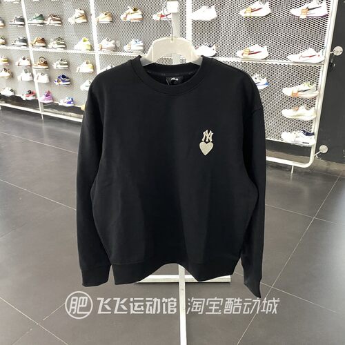 MLB心型LOGO简约休闲卫衣套头衫