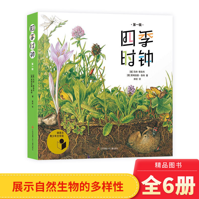 四季时钟全6册科普图画书图片