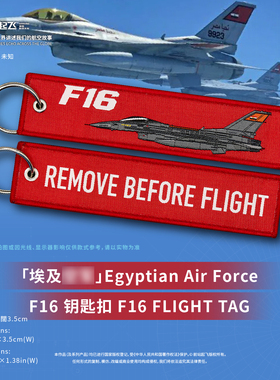 埃及Egypt F16 flight tags/keychain 织唛钥匙扣挂饰RBF文创