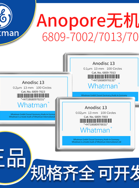 whatman anopore无机膜AAO氧化铝滤膜6809-7003/7013/7023 13mm