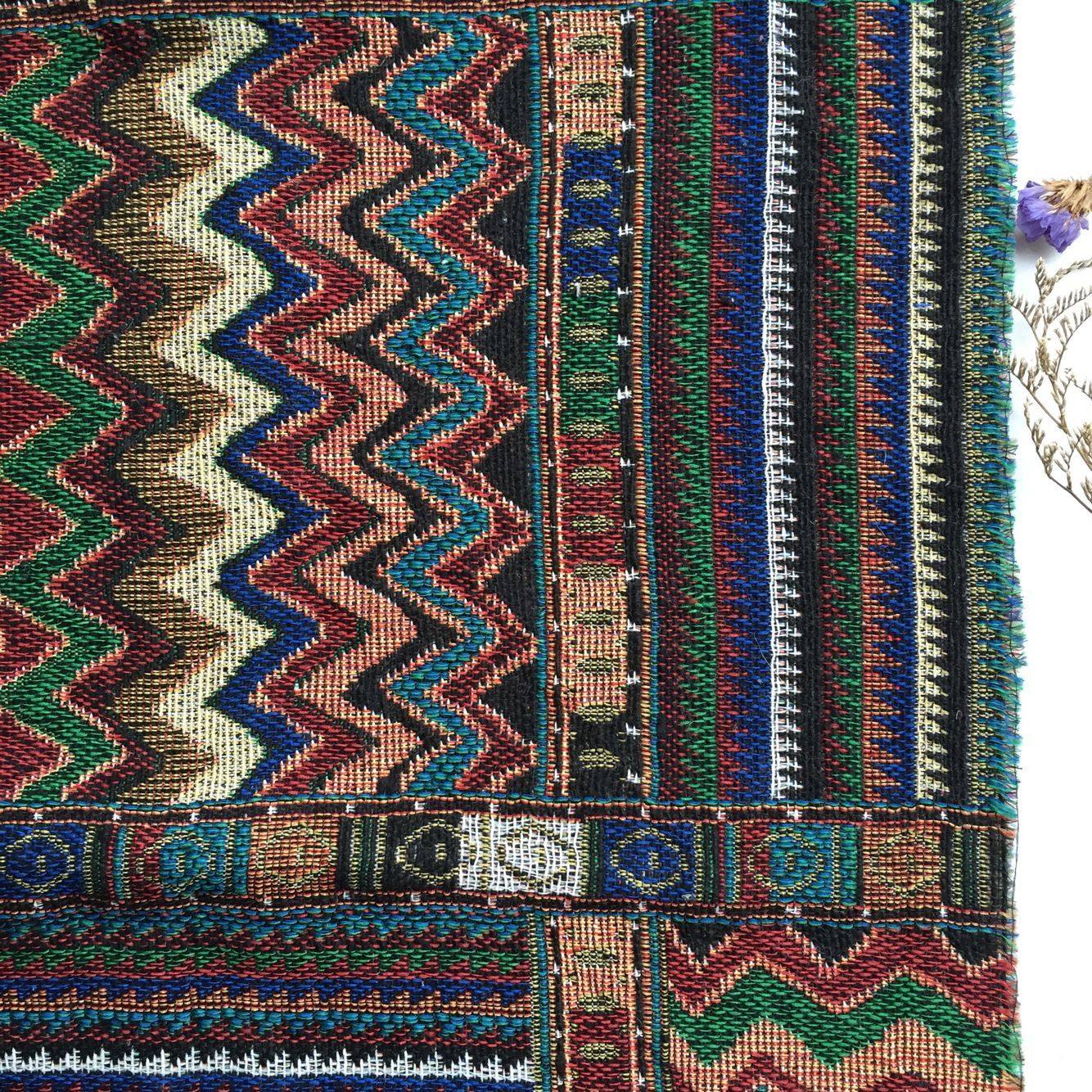 民族风咖啡馆酒吧门窗帘棉麻布