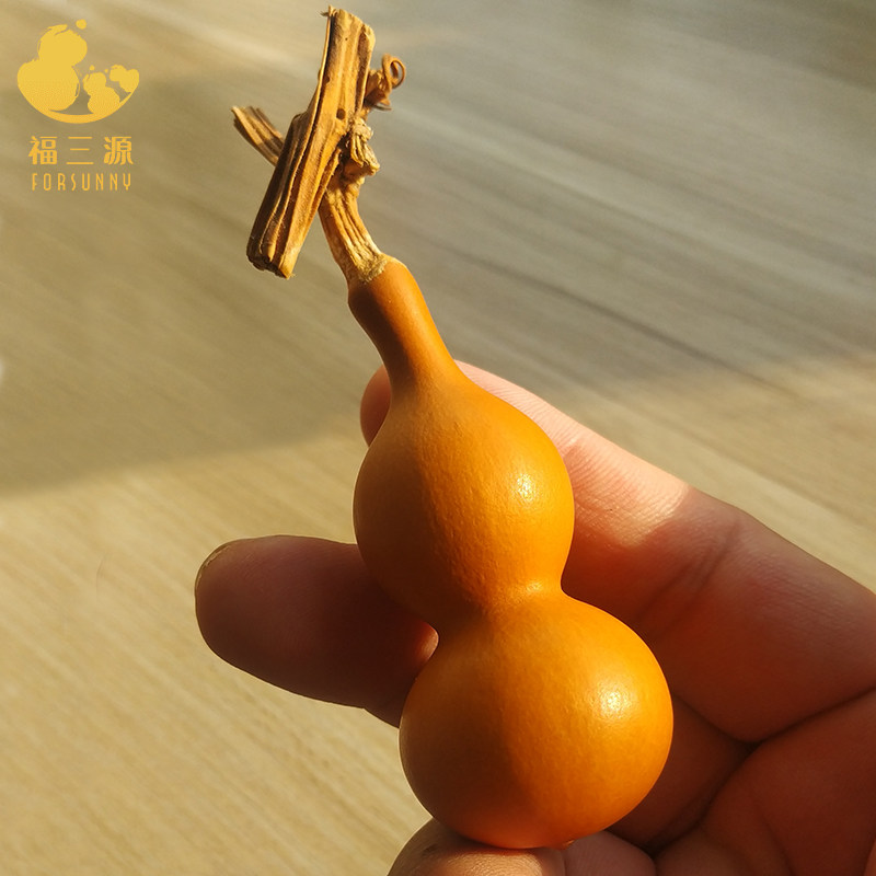 葫芦手把件文玩葫芦纯天然真精品铁包金把玩件老皮天津嘴小草里金