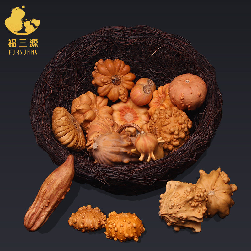 葫芦手把件文玩疙瘩葫芦把玩墨西哥大号异形天然南瓜海星客厅摆件