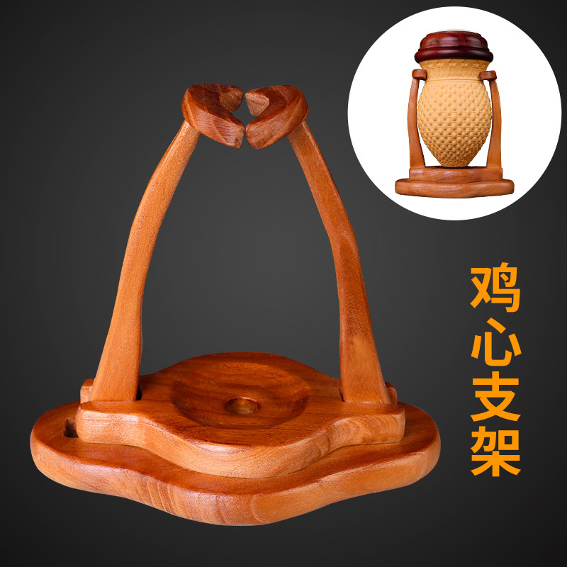 葫芦底座实木支架高端文玩精品蝈蝈罐棒子专用底托架摆件手工制作