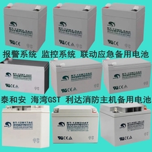 海湾GST松江利达天成泰和安消防主机EPS应急报警备用蓄电池BT-12M
