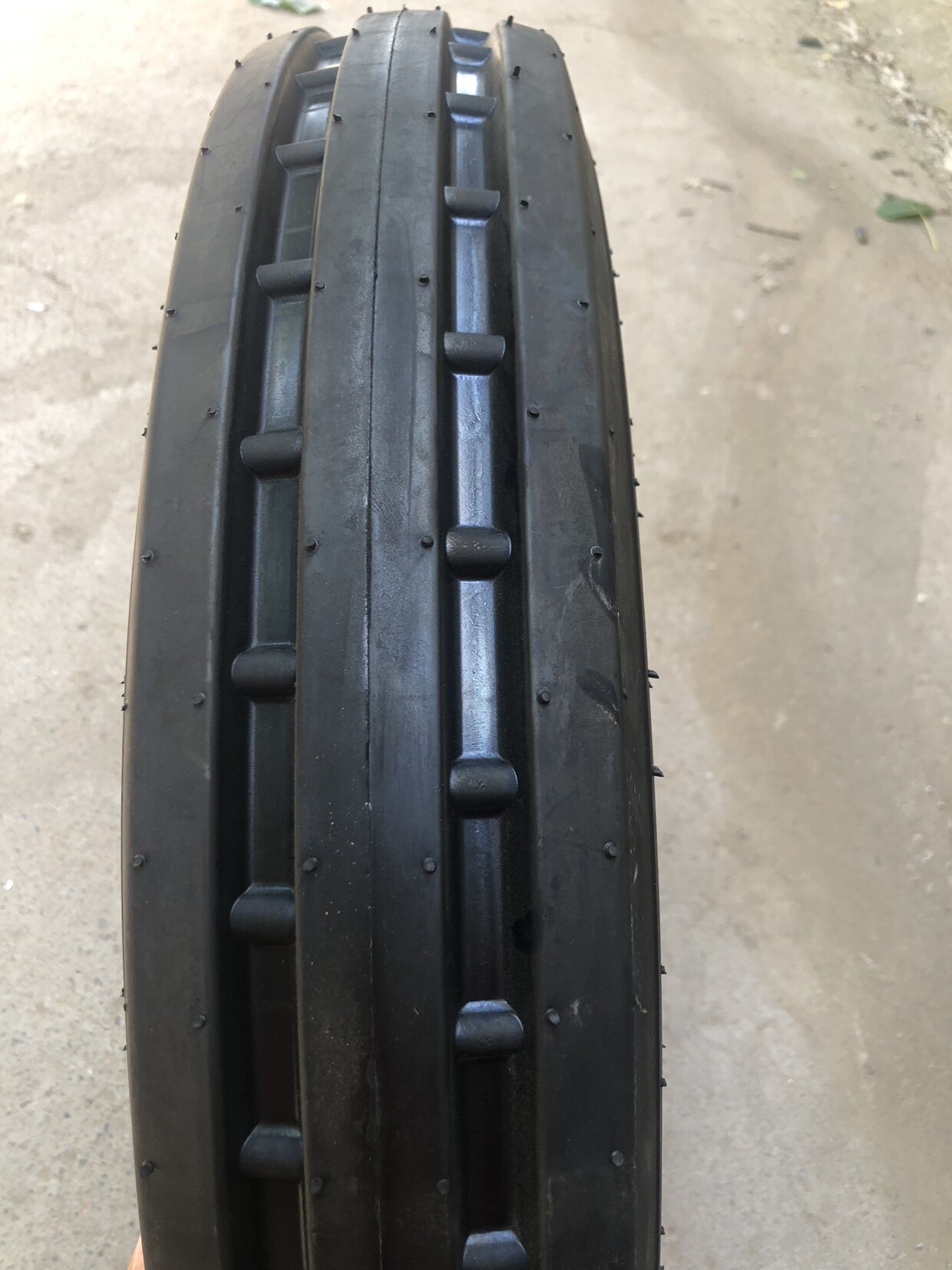 徐州徐轮500-15条型花纹甲字轮胎带内胎拖拉机前轮轮胎正品包邮 - 实物图