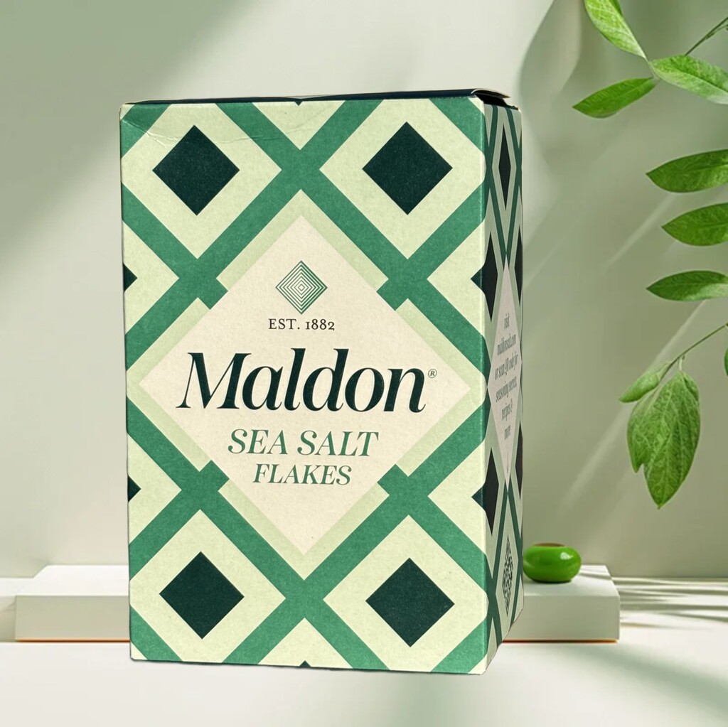英国进口雪花盐晶片牛排面包蛋糕烘培 Maldon Sea Salt Flakes