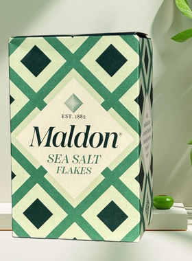 英国进口雪花盐晶片牛排面包蛋糕烘培 Maldon Sea Salt Flakes